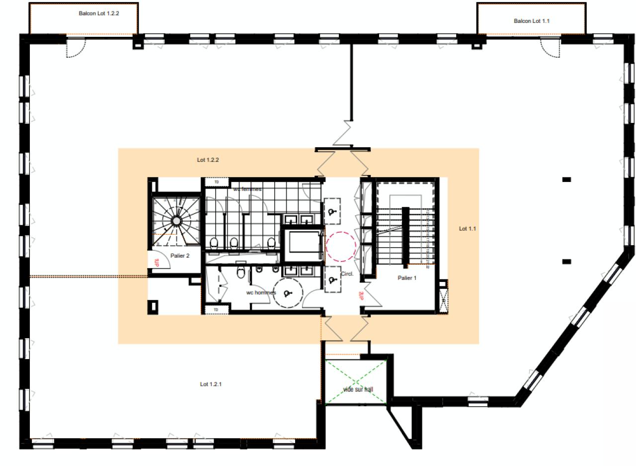 Bureau Marcq-en-Baroeul 1677m² Vente bureau Marcq-en-Baroeul Nord OVBUR2204351 1